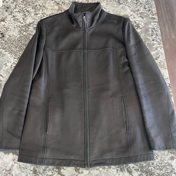 MARC NEW YORK LEATHER JACKET - Picture 1 of 4